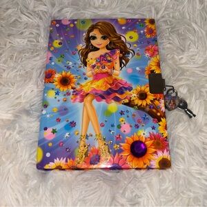 Lisa Frank "Tatey Bug" Diary Journal, featuring a light-up cover, lock, and key.